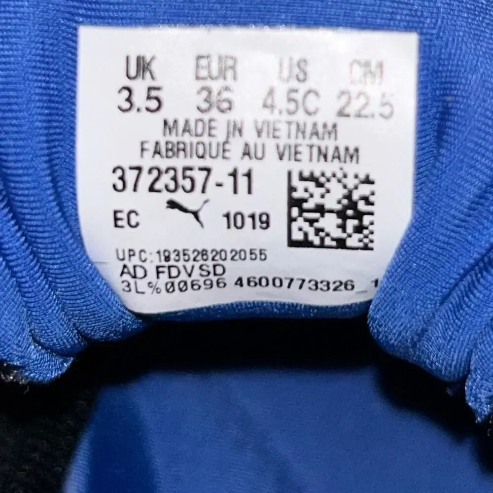 Puma RS-X3 Jr 'Black Multi' Size 4.5 kids